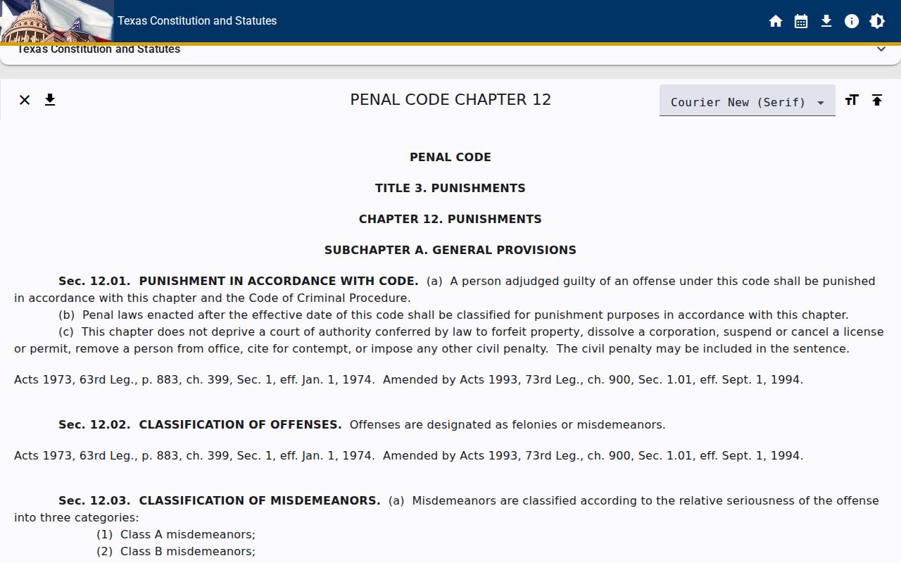 Aransas County criminal court case Texas punishment law