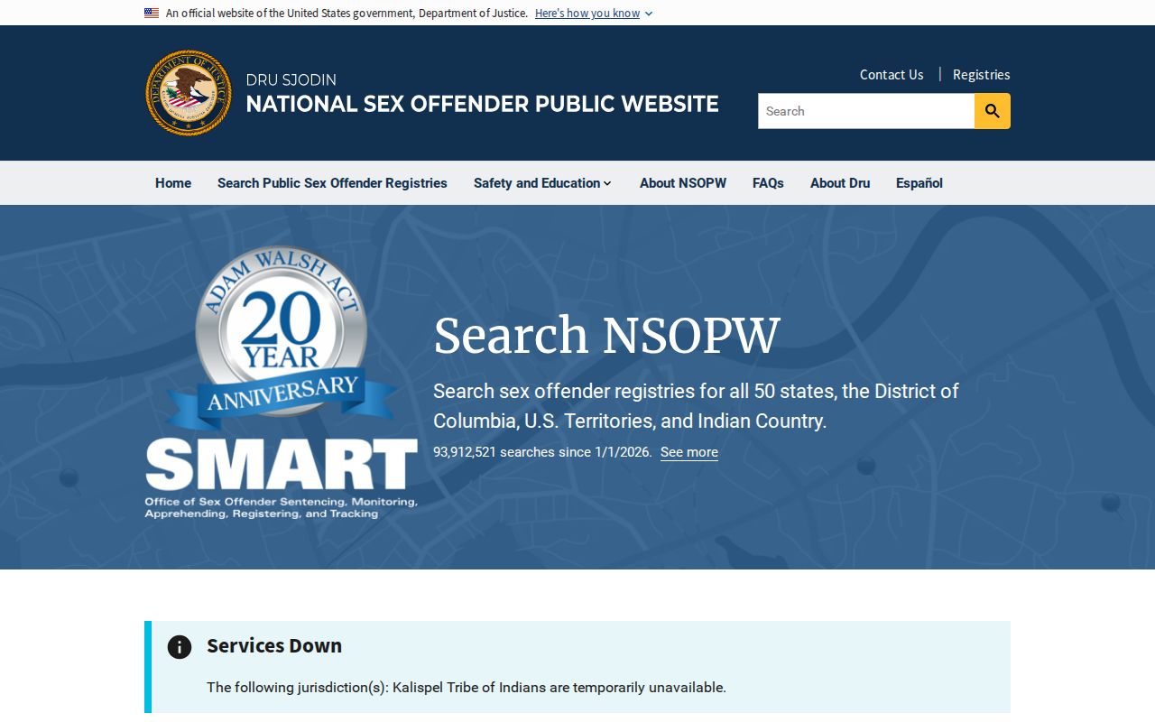 Aransas County sex offender search through the national registry