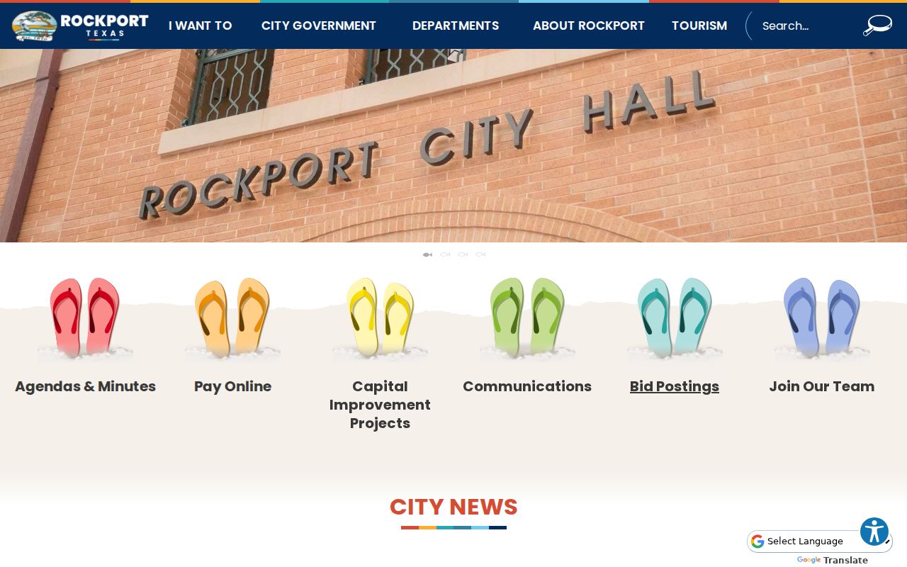 Official Rockport city source for criminal records offices
